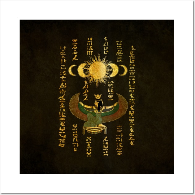 Goddess Isis Wall Art by SnugglyTh3Raven